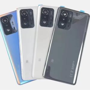 Xiaomi Mi 11T Pro 11T 5G 뒷문 후면 하우징 교체용 배터리 커버(카메라 렌즈 포함)