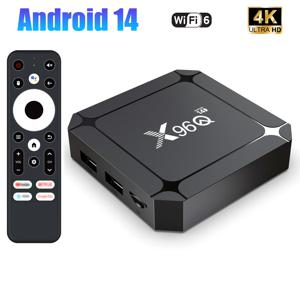 오리지널 X96Q RK3518 안드로이드 14 TV 박스 4K USB3.0 4K WIFI6 유튜브 넷플릭스 스트리밍 미디어 플레이어 안드로이드 TV