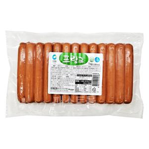 청정원 프랑크 소시지 1kg