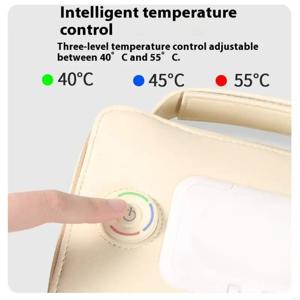 부드러운 아기 물티슈 디스펜서 난방 상자 신생아 젖은 웨이프 더 따뜻한 조절 가능한 넓은 용량은 야간 사용