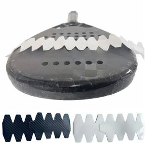 PU 비치 라켓 헤드 스티커 충격 및 마찰 감소 검정색 투명 라켓 프레임 보호 테이프 스크래치 방지