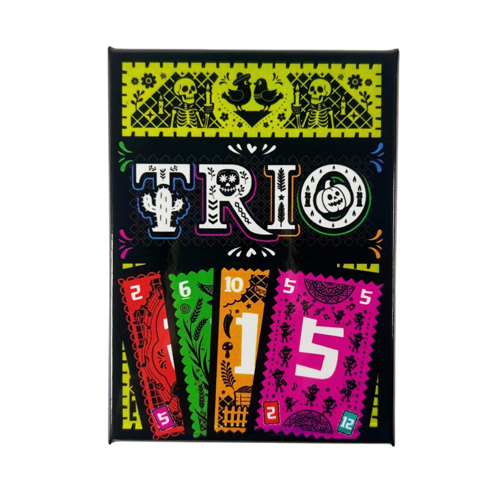 전략 카드 보드 게임 TRIO 카드 가족 및 친구 파티를 위한 재미있는 게임 3-6인용 보드 게임 모든 연령대를 위한 엔터테인먼트 장난감 카드