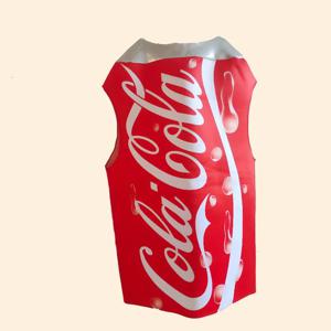 성인 코스프레 코카콜라 의상 공연 사진 소품 할로윈 만화 인형 의상 독특한 디자인 무대 의상