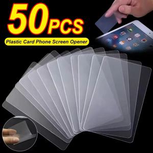 플라스틱 카드 전화기 화면 오프너 초박형 유연한 프라이 제거 도구 투명 수리 카드 모바일 태블릿 LCD 화면 수리용