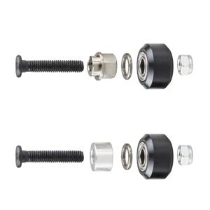 10세트 오픈빌드스 POM 미니 V 휠 키트 CNC 델린 소형 휠 베어링 포함 아이들러 V-슬롯 알루미늄 프로파일 3D 프린터용