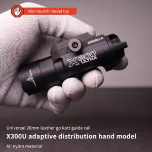 2025 신형 전술 라이트 X300 X300U 나일론 권총용 스트로브 LED 라이트 20mm 레일 에어소프트 헌팅 플래시라이트