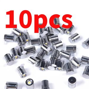 인형의 집용 소형 조명 10개, 수공예용 소형 LED 조명, 배터리로 작동되는 미니 스포트라이트(따뜻한 흰색/흰색)