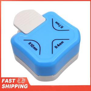 3 in1 R4/R7/R10mm 라운드 코너 트리머 커터 코너 라운더 펀치 카드 공예 스크랩북 포장지 스티커용