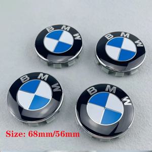 4개 68mm 56mm 자동차 림 커버 휠 허브 센터 캡 배지 로고 엠블럼 BMW M X1 X3 X5 X6 X7 1 3 4 5 6 7 시리즈 E60 E92 E71 E70 용