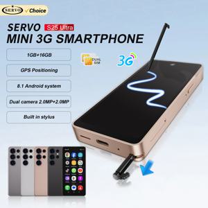 서보 미니 안드로이드 스마트폰 내장 스타일러스 3G 셀룰러 4인치 디스플레이 16GB ROM 초소형 휴대폰 얼굴인식 GPS 와이파이 플레이 스토어