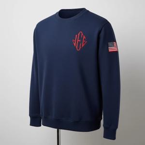 Jeffrey Epstein Iee US Sleeve 가을, 겨울 스웨트셔츠 모노그램 크루넥 자수 긴 소매 재미있는 스웨트셔츠 남성용 선물