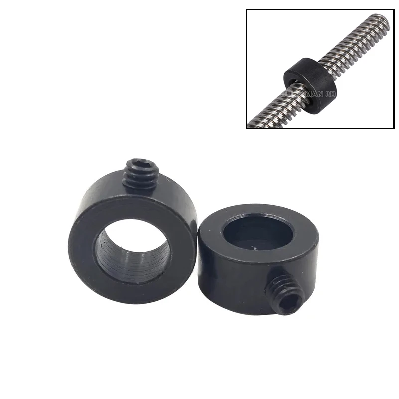 10Pcs Openbuilds 잠금 칼라 T8 리드 스크류 잠금 나사 잠금 링 잠금 블록 절연 컬럼 3D 프린터 용 3/4/5/6/8/10/12/16mm