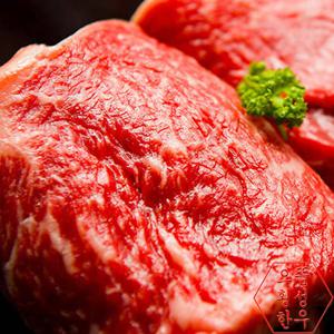 으뜸 횡성 한우 1++등급 등안 선물세트 (등심 300g + 안심 300g / 냉장 스킨포장)