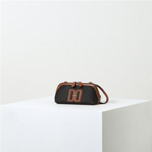 LL[SAINT BARNET] 브라운 DD로고 가죽 미니크로스백 DCWA4E714