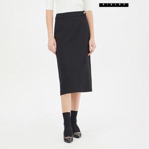 아울렛 이솝 H라인 슬릿 스커트 SASK06341_BK