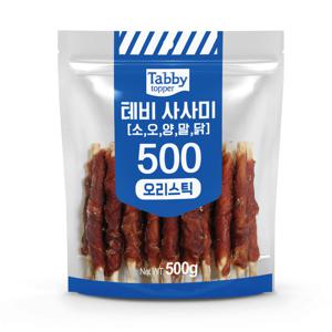 테비 사사미 오리스틱 500g 강아지간식