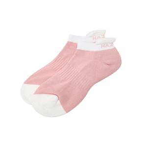 헤지스 골프 여성 [[25SS]] HWSS5E101P2 핑크 여성 컬러 배색 면혼방 발목양말