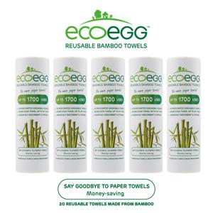 에코에그 멀티 뱀부 타올(20매 x 5롤)