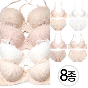 레이스 여자 속옷 브라 팬티 세트8종 여성속옷