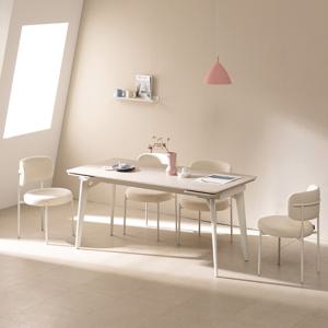 글로리 확장형 세라믹 식탁 테이블 4인용 8인용 그레이 1400/2000