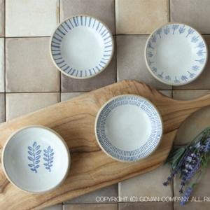 고반 청 찬기 11cm 4P SET 일본산 블루포인트 일본접시 블루포인트접시 폴란드그릇 나눔접시