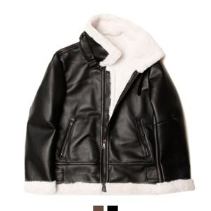 양털과 가죽의 남성 무스탕 자켓 DMG-JUA-Q4486360