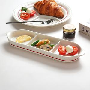 시라쿠스 쉐난고 카디날 3칸 나눔접시 27cm