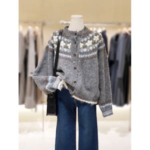 [롯데백화점][숲]노르딕 겨울니트가디건  SBAGD362