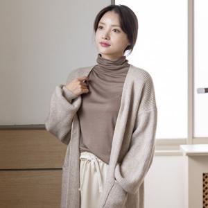 [하프클럽] 찰랑 스판 목폴라 티셔츠