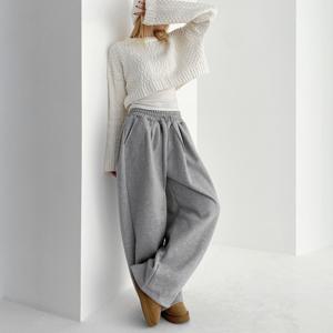 [엘브랜드] 힙핏 스트링 웜기모 트랙팬츠/완전두툼따뜻