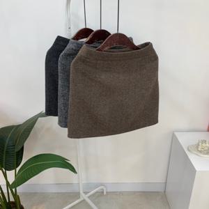 [브리치]  / 해리 울 헤링본 패턴 미니 스커트 3color