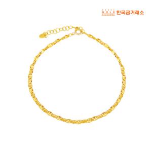 [한국금거래소]24K 벨라 두줄 체인 팔찌