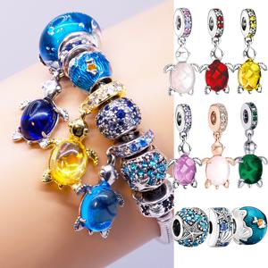 베리스톤 판도라팔찌 호환 바다거북이 댕글 참 ( 판도라호환 판도라목걸이 실버 골드 로즈골드 )