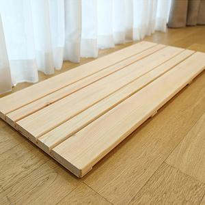 휴 플러스 히노끼 원목발판 특대형 / 욕실발판 화장실 현관 베란다 발매트