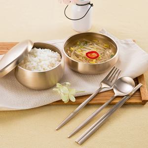 수타미 방짜유기 1인 어린이 반상기 세트 7P