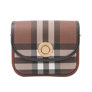 체크 엘리자베스 숄더백 브라운 8057136-A8900