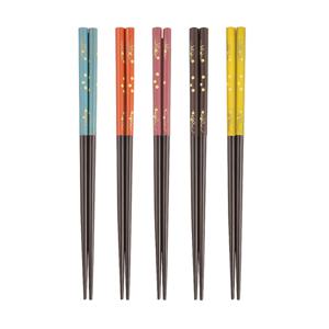 화인S 컬러 대추나무 젓가락 5모 / 원목젓가락