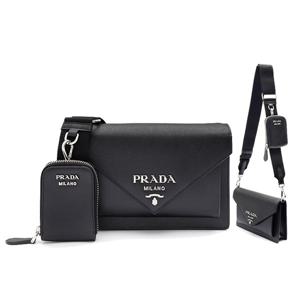 여성용  사피아노 엔벨로프 크로스백 1BP020 2EVU F0002 블랙