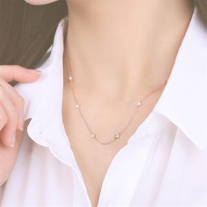 [GB] 카멜리아 포인트 14K GOLD 목걸이 LNN19004G