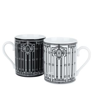 (국내당일출고) 테이블웨어 머그컵 H데코 SET 블랙+화이트