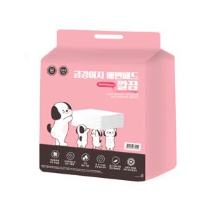 금강아지 깔끔 100매 고흡수 두꺼운 애견 패드 중형