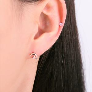 [GB] 오로라 돌핀 10K GOLD 피어싱 LPTJ4031T