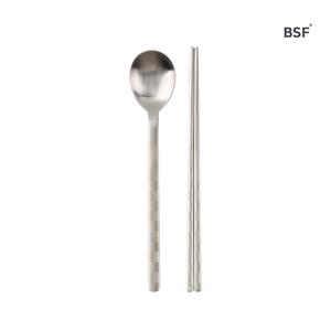 상지 샌딩 수저세트 1P 모자이크 / 무광수저