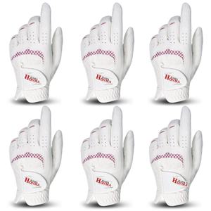 [CJ][6장1세트] 하하 혼마 반양피 골프장갑 여성 남성 왼손 6장 스크린 필드용