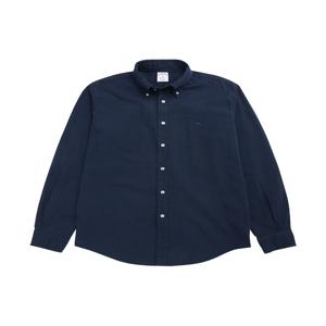 [정상가 149000원] 레귤러핏 코튼 시어서커 폴로버튼다운 셔츠 (네이비) (BBTPMF0689QES)