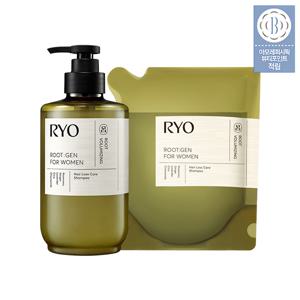 루트젠 탈모전문케어 샴푸 여성 515ml+리필팩 400ml