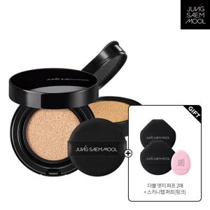 에센셜 스킨 누더 롱웨어 쿠션 (본품+리필) + 더블엣지퍼프 2P + 스키니탭 퍼프 1P