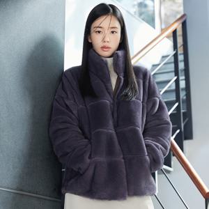 셀렙샵 에디션 FAUX밍크 리버시블 헝가리구스 다운