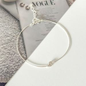 [브리치]  / 실버925 심플 라인 뱅글 은팔찌