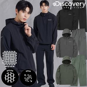 디스커버리 가격인하 남성 우븐 아노락 가을 트레이닝 세트 DMTR35044,DMTP35044